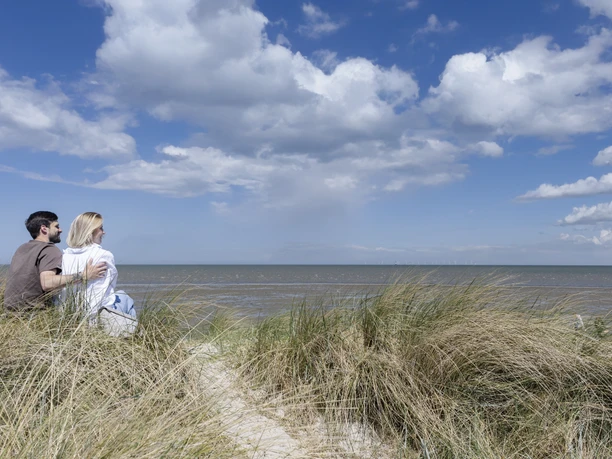 Wattenmeer in Schillig an der Nordseeküste Dünen und Strand an der niedersächsischen Nordseeküste