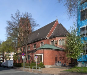 J5195-Bearbeitet (c) Helmut Gross_Erlebnis Bremerhaven_WEB.jpg Blick auf die St. Marien Kirche in Bremerhaven