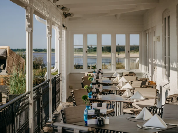 Terrasse im Fährhaus Sylt