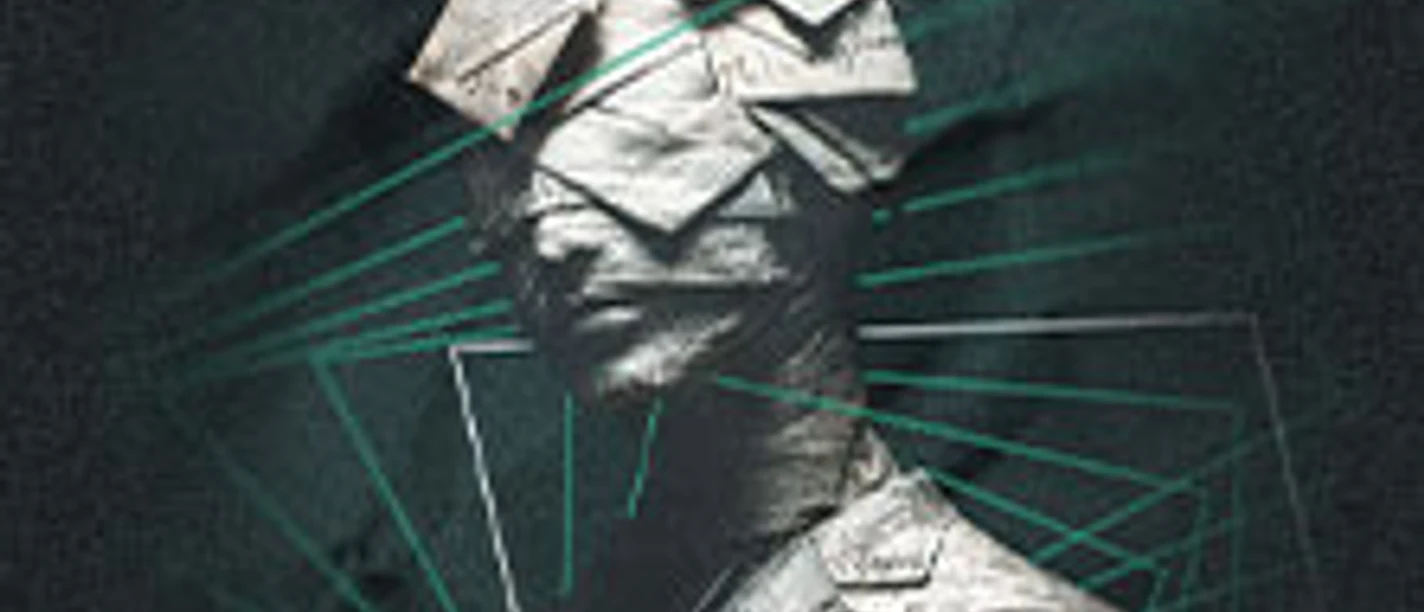 Tourposter mit abstrakter Figur aus Briefumschlägen und dem Schriftzug Avalanche Effect 2026