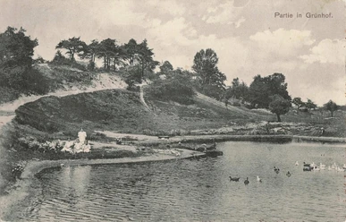 AK Grünhof gelaufen 1912