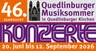 Quedlinburger Musiksommer 2026 Quedlinburger Musiksommer 2026