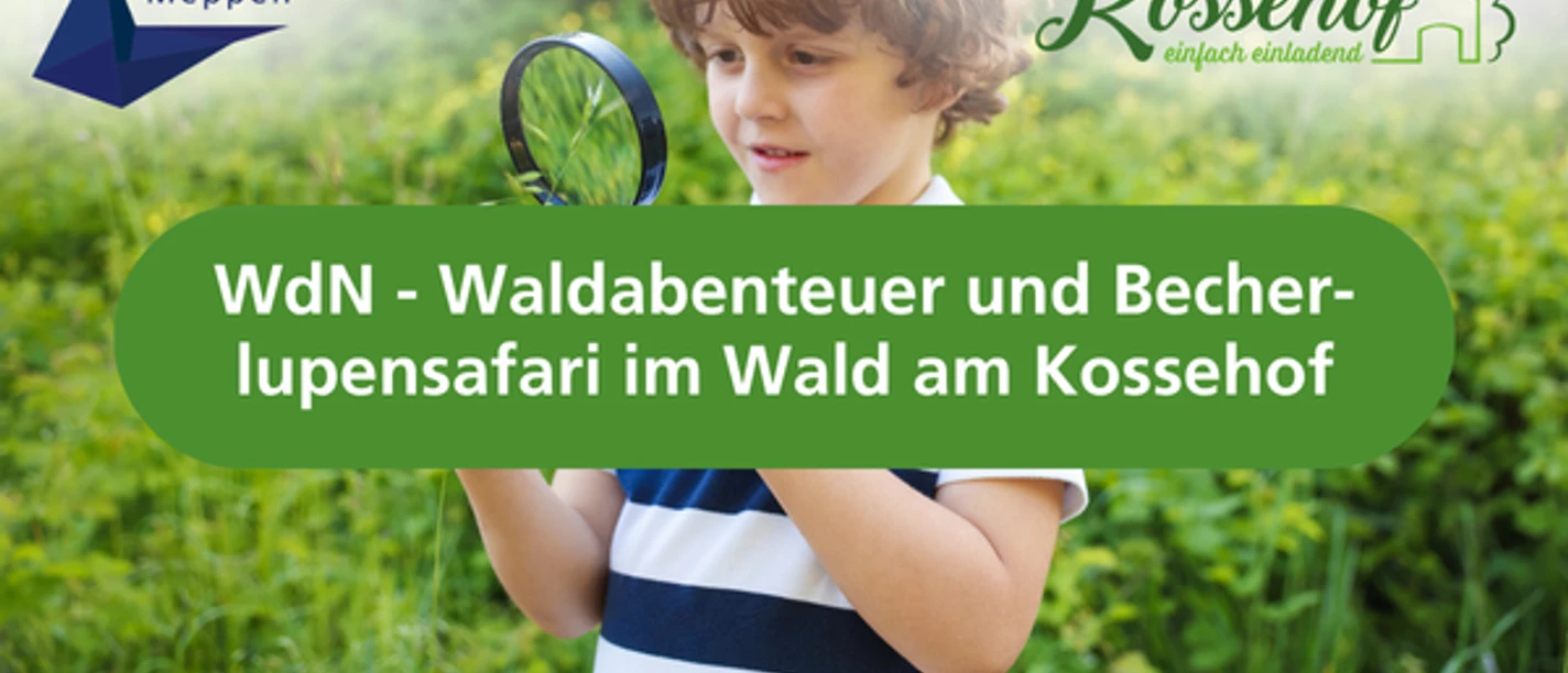 WdN - Waldabenteuer und Becher-lupensafari im Wald am Kossehof