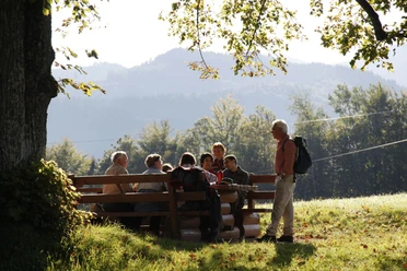 Rast beim Wandern