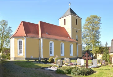 Polenz church View of the Polenz church