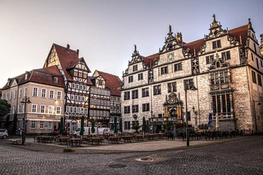 Rathaus Hann. Münden mit Vorplatz