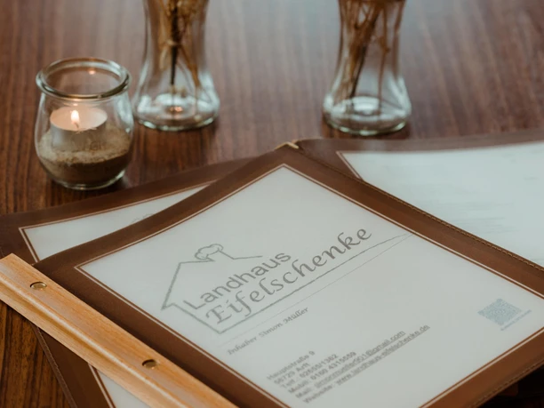 Speisekarte Landhaus Eifelschenke Speisekarte Landhaus Eifelschenke
