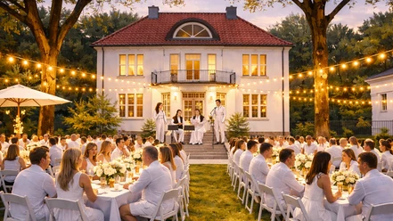 Elegantes Abendessen vor der Villa.png