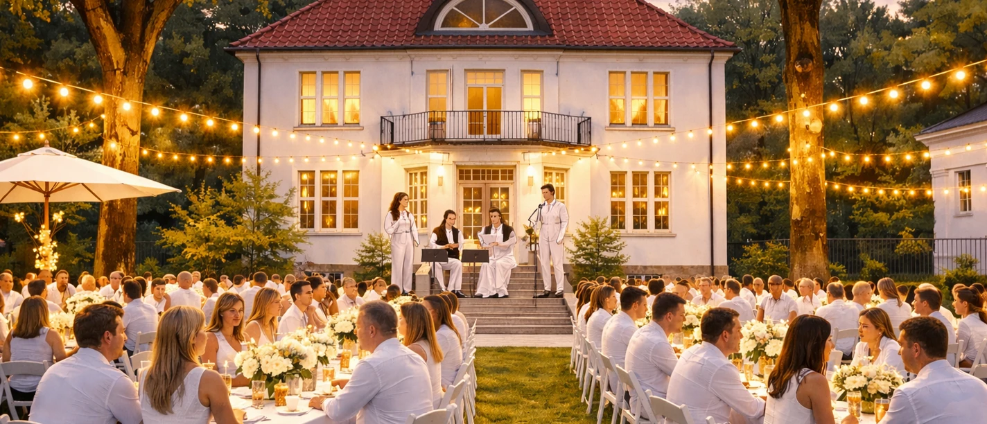 Elegantes Abendessen vor der Villa.png