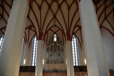 Bach-Orgel Thomaskirche Leipzig Blick auf die Bach-Orgel in der Thomaskirche Leipzig