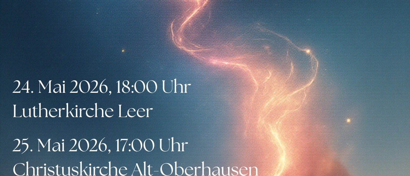 Atem des Himmels.jpg Konzertplakat Atem des Himmels. Eine leuchtende Lichtspur am Sternenhimmel.