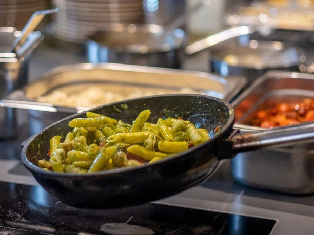 Live-Cooking im Restaurant StrandGut
