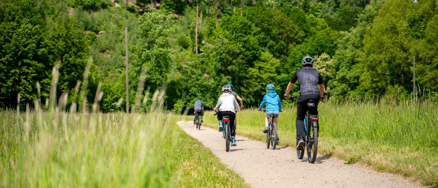 Radfahrer im Muldental