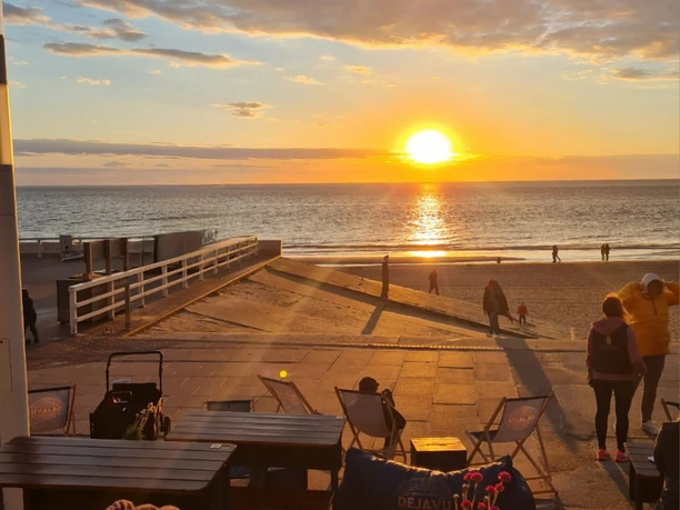 Aussicht zum Sonnenuntergang vom Sunset Beach