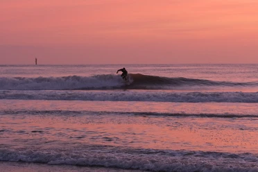 Surfer am Brandenburger Strand