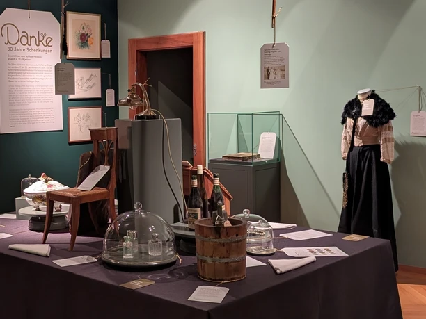 Danke! 30 Jahre Schenkungen, Sonderausstellung 2026 im Schloss Heidegg