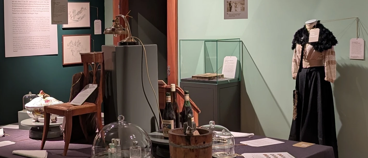 Schloss Heidegg Sonderausstellung "Danke! 30 Jahre Schenkungen"