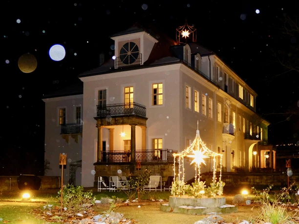 Schloss Prossen in Adventsstimmung Schloss Prossen in Adventsstimmung