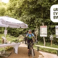 Mountainbiker beim Bike- und Wanderhimmel-Fest