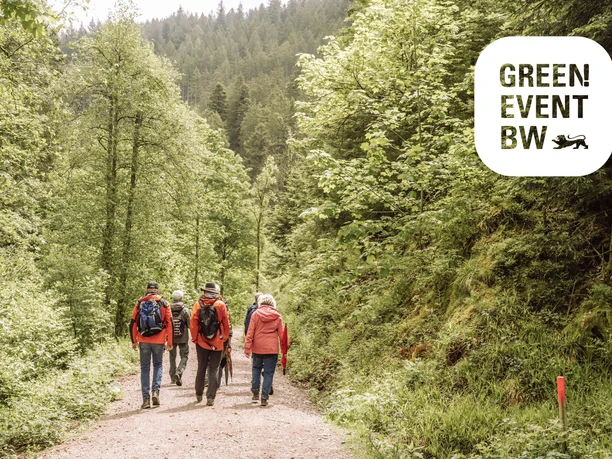 Wandergruppe beim Bike- und Wanderhimmel-Fest