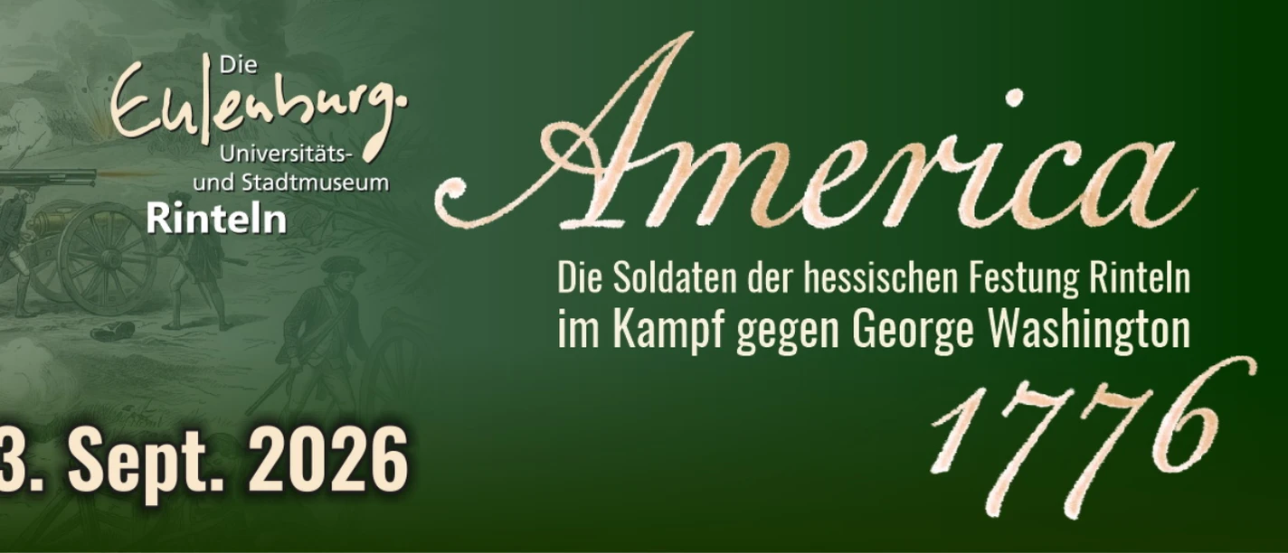 Plakat Sonderausstellung America in der Eulenburg Plakat Sonderausstellung America in der Eulenburg