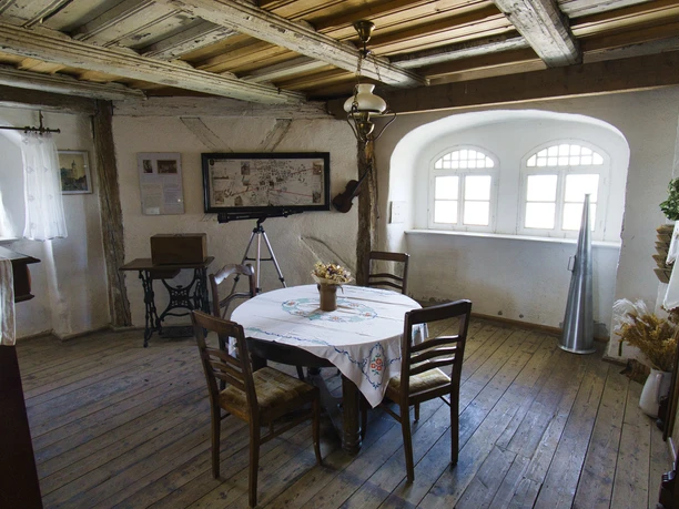 Wohnraum der Türmerwohnung in der Stadtkirche St. Wenceslai in Wurzen
