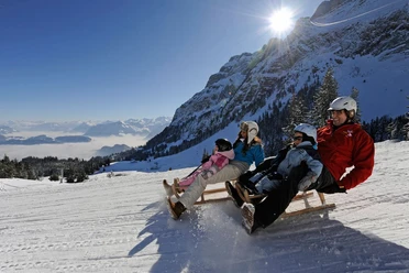 Schlitteln am Pilatus