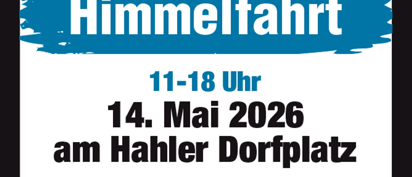 Himmelfahrt auf dem Hahler Dorfplatz