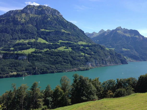 Sicht über den Urnersee
