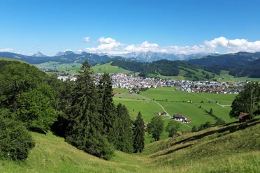 Aussicht auf Einsiedeln