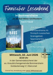 Lesung mit Katrin Faludi