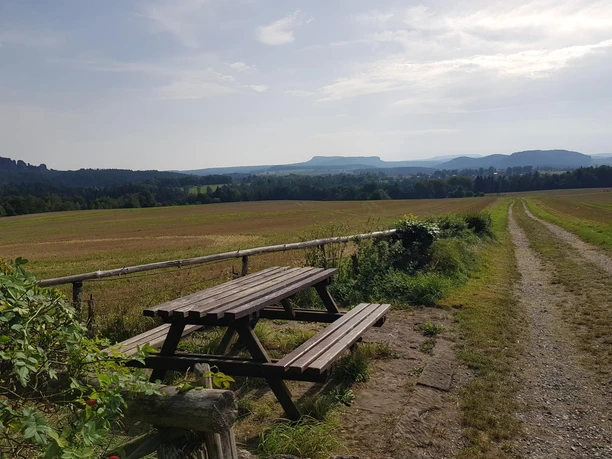 Auf dem Panoramaweg unterwegs