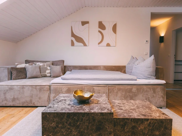 Schlafsofa im Wohnzimmer