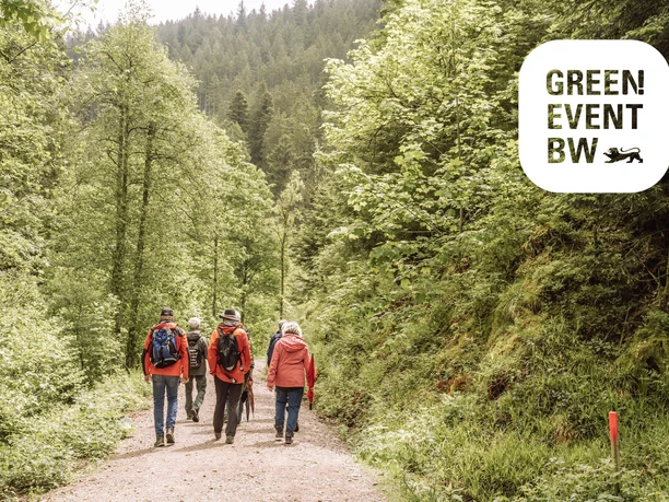 Wandergruppe beim Bike- und Wanderhimmel-Fest