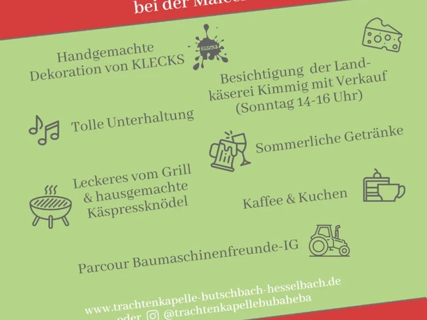Angebot beim Musikfest