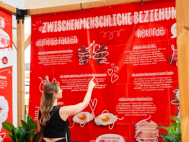 Jede Farbe steht für eine Emotion