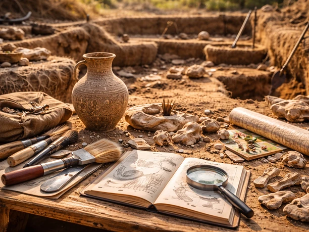 Archaeology | AI-generated Ausgrabungsstätte