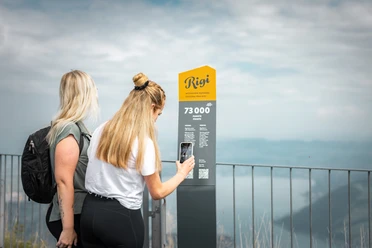 Stelle des Mythos Rigi Audio-Guides
