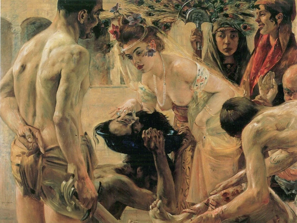 Salome von Lovis Corinth Historische Szene mit Salome