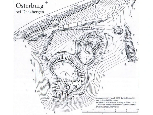 Osterburg bei Deckbergen, Grundriss