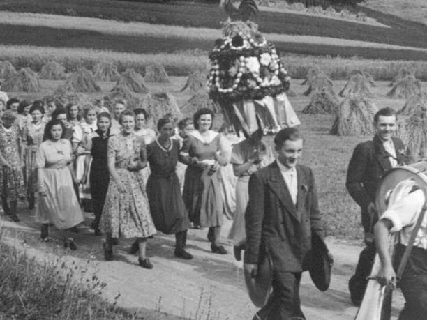 Volksen Erntefest, 1950 - Foto Brand, Egge 2