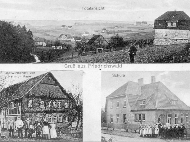 Postkarte Friedrichswald um 1914