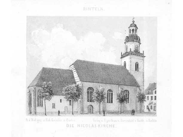 Nikolaikirche um 1880