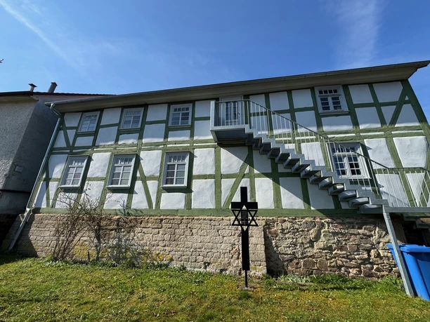 Hausrückseite ehemalige Synagoge Vöhl