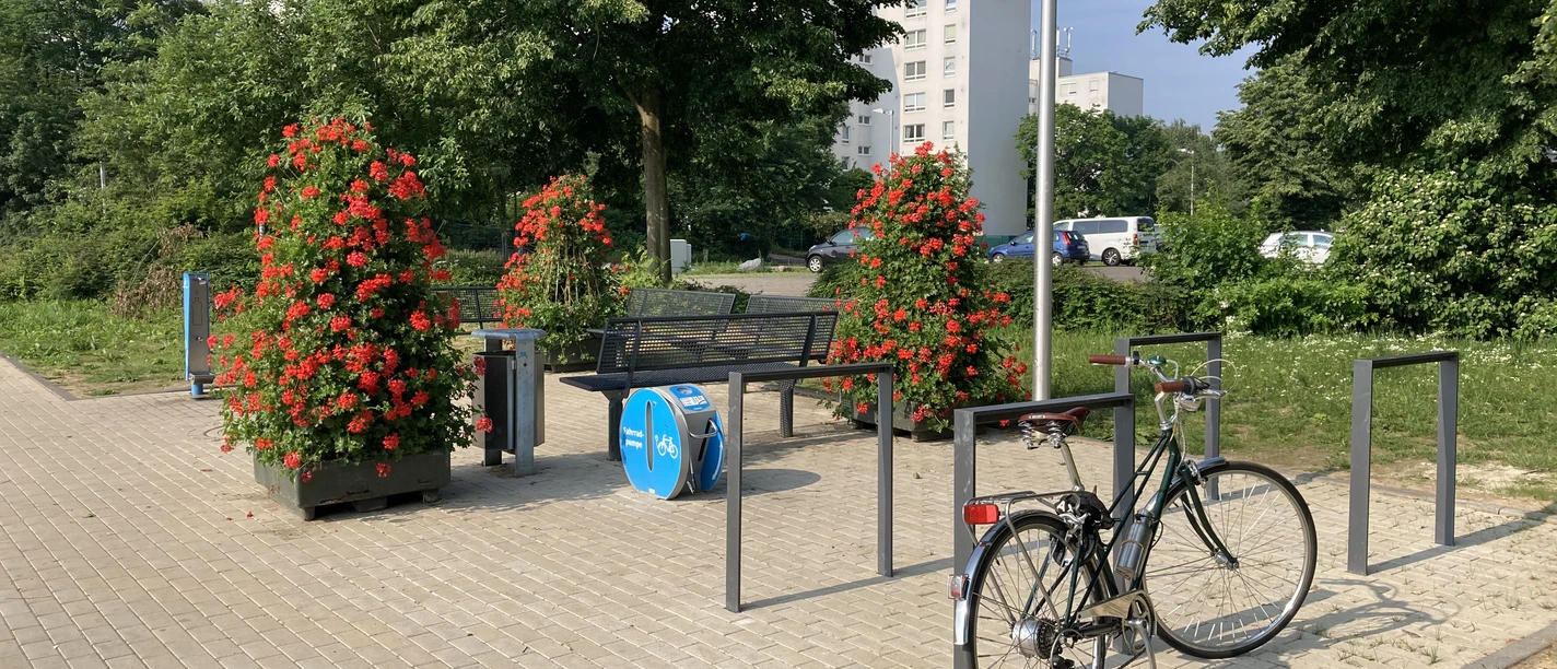 Luftpumpe am Rastplatz Radschnellweg.jpg
