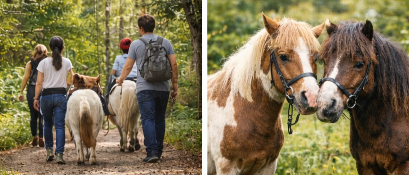Ponyreiten & Naturerlebnis für Familien