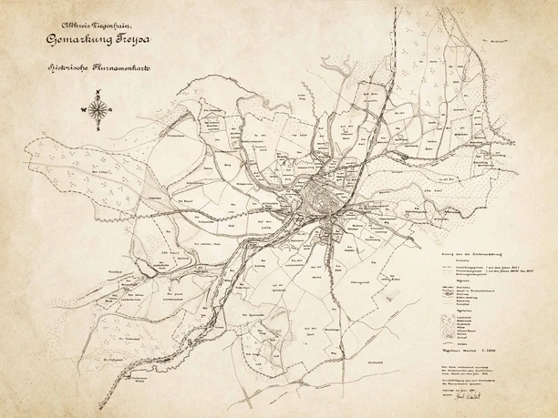 Flurkarte Gemarkung Treysa