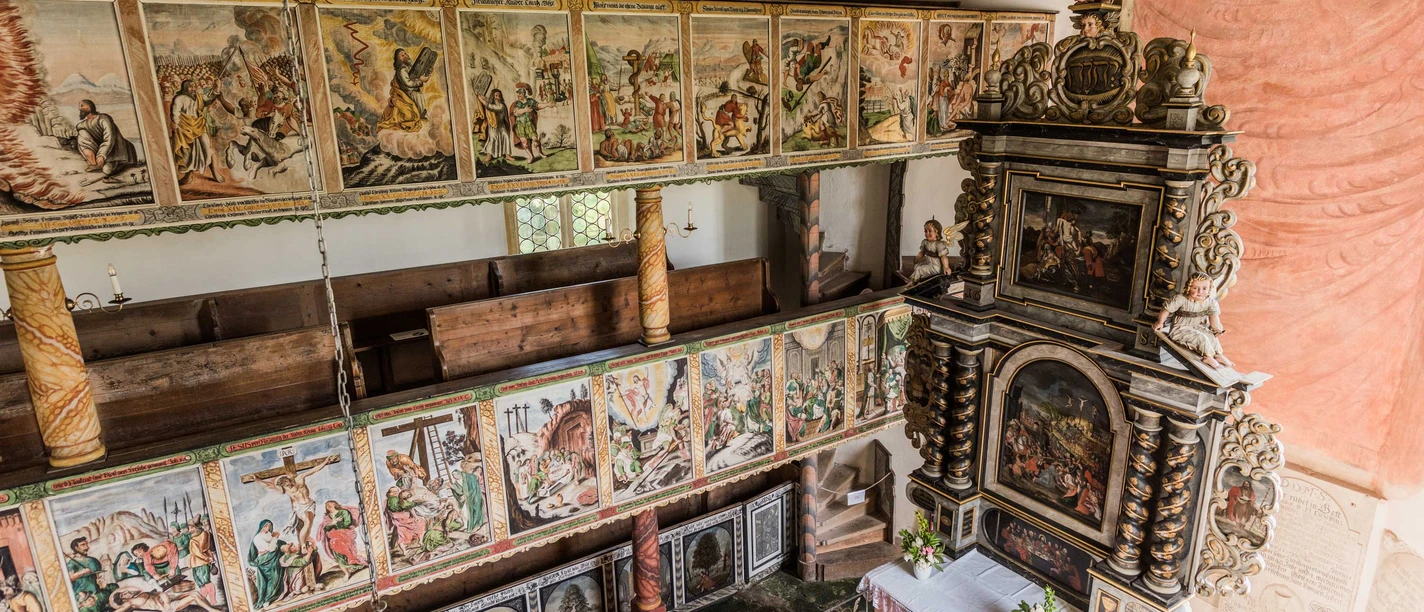 Kirche-Reinhardtsdorf-Malerweg_Etappe_6_Kirche_Reinhardtsdorf (c) Sebastian_Thiel