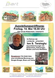 Einladung zur Vernissage Aquarelle von Ion Terzioglu in der Alten Schule Wietersheim.png