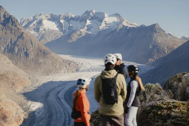 Aussicht auf den Aletsch Gletscher